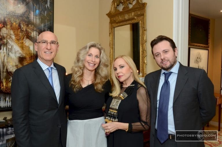 From left to right: Jay Magidson, Ingrid Magidson, Carolyn Farb, Alex Cesaria