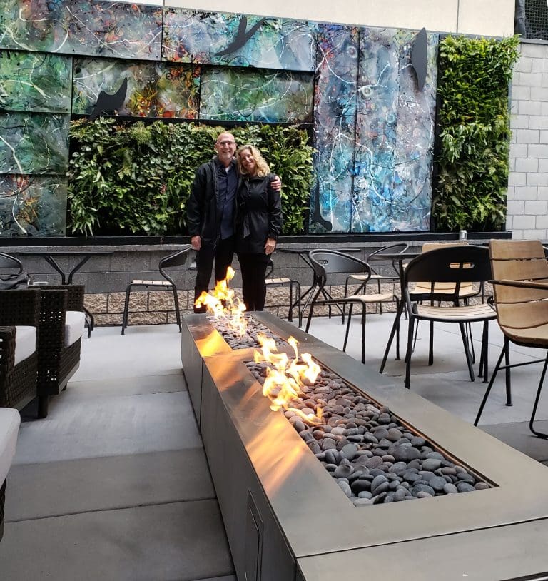 Eden's Garden, Aluminum, Acrylic, Resin and steel shapes, 9 x 30 feet